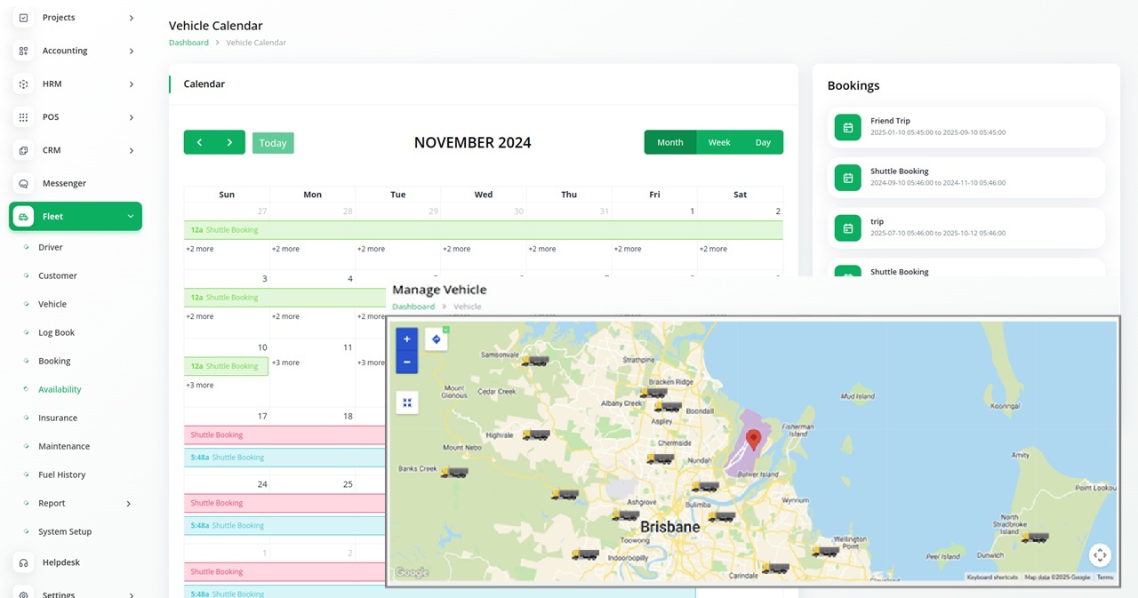 Manage Vehicle Mapping